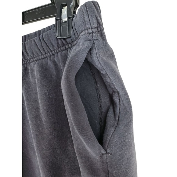 North Face Sweat Shorts Mens L Black Jersey Knit Drawstring Relaxed (32-38 x10) - Picture 5 of 12